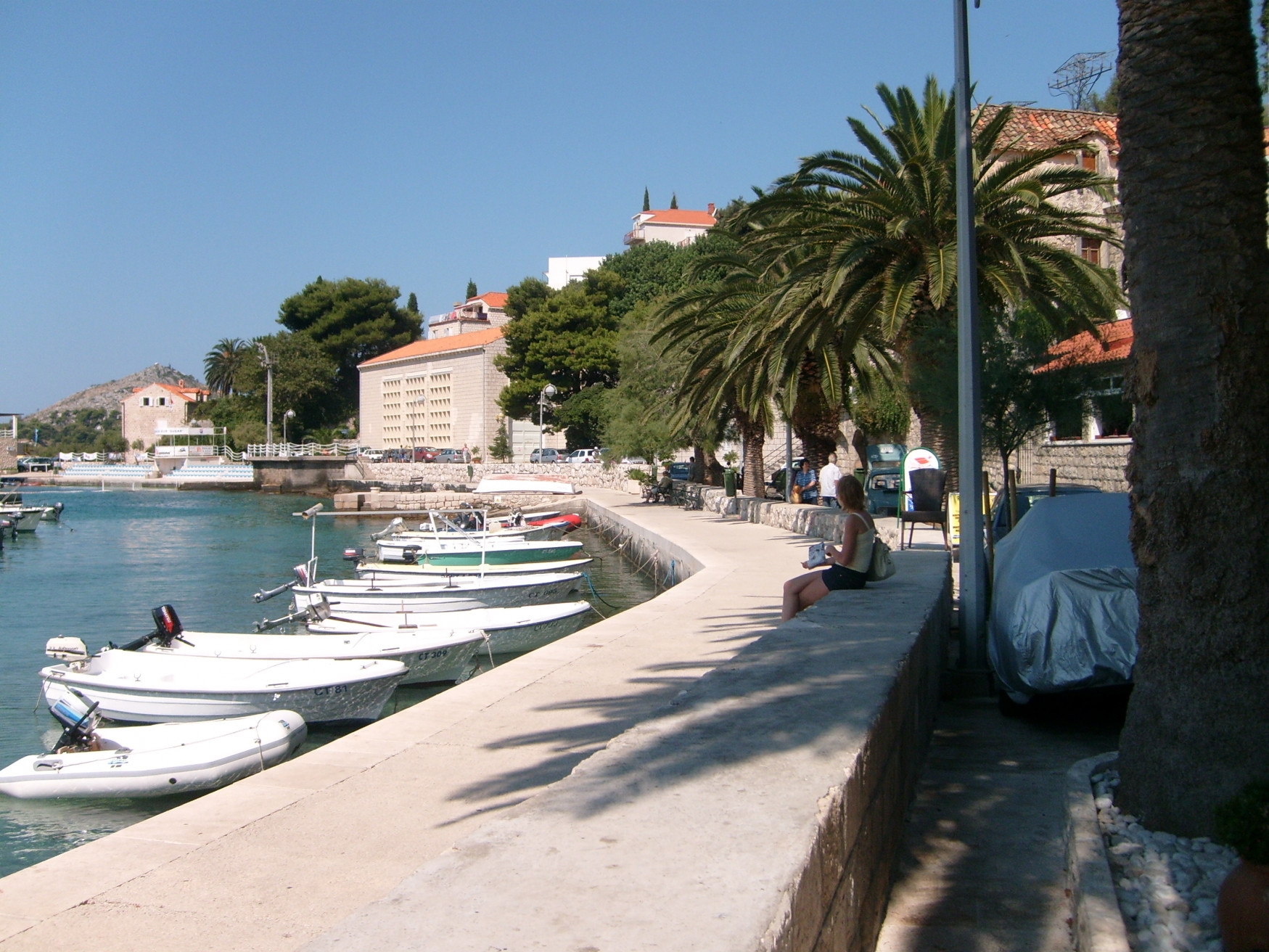 Набережная в Млини, Хорватия. Фото 1 – фотографии Хорватии