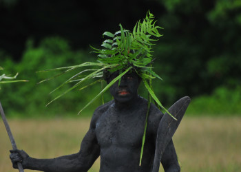 Остров Санта Ана, Соломоновы о-ва, абориген – фотографии Соломоновых Островов