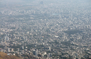 Панорамный вид города, Иран – фотографии Ирана