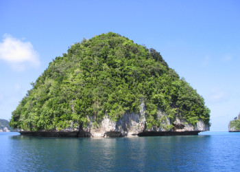 Один из сотен островов в Палау – фотографии Палау