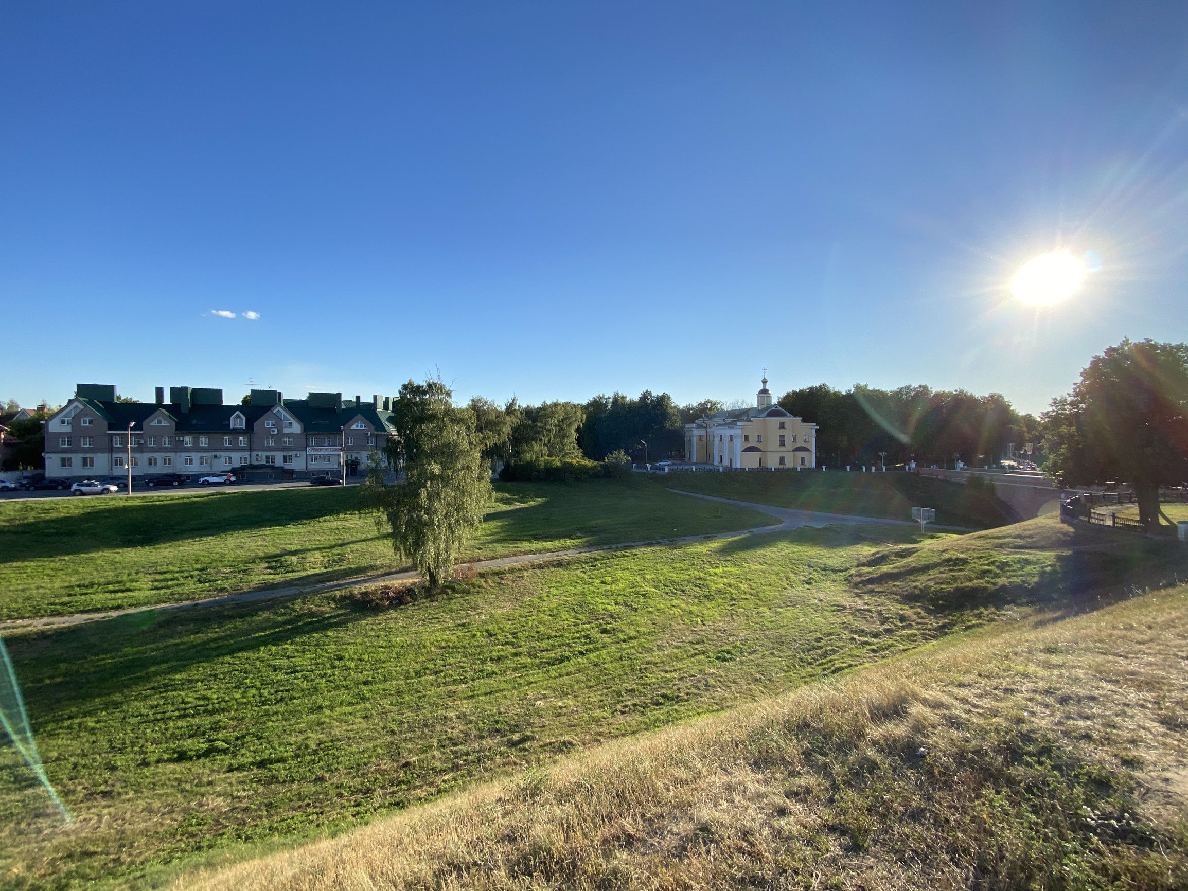 Вид с холма у Кремля в Рязани – фотографии России