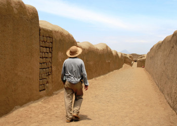Руины Чан-Чан (Chan Chan) возле города Трухильо – фотографии Перу