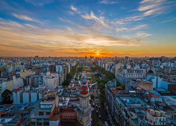 Буэнос Айрос с высоты. Аргентина. – фотографии Аргентины