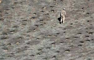Следы динозавров Cal Orcko на окраине Сукре, Боливия – фотографии Боливии