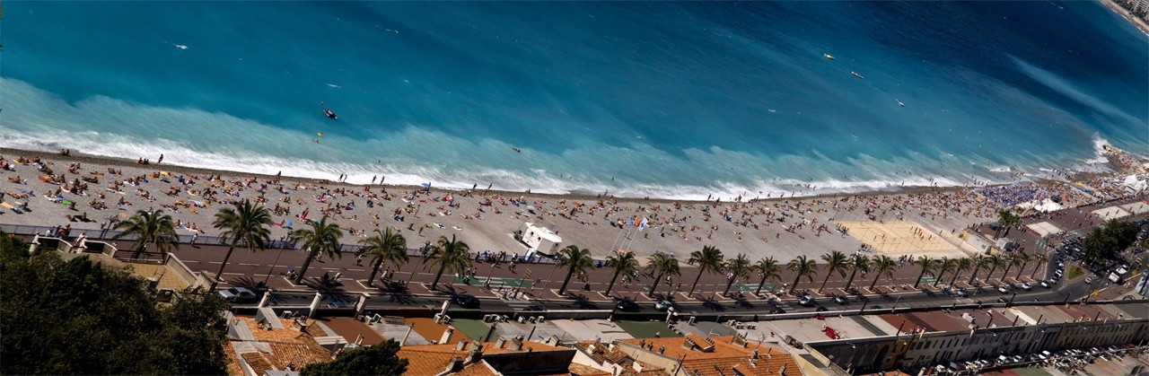 Пляж в Ницце, Франция. Фото 11 – фотографии Франции