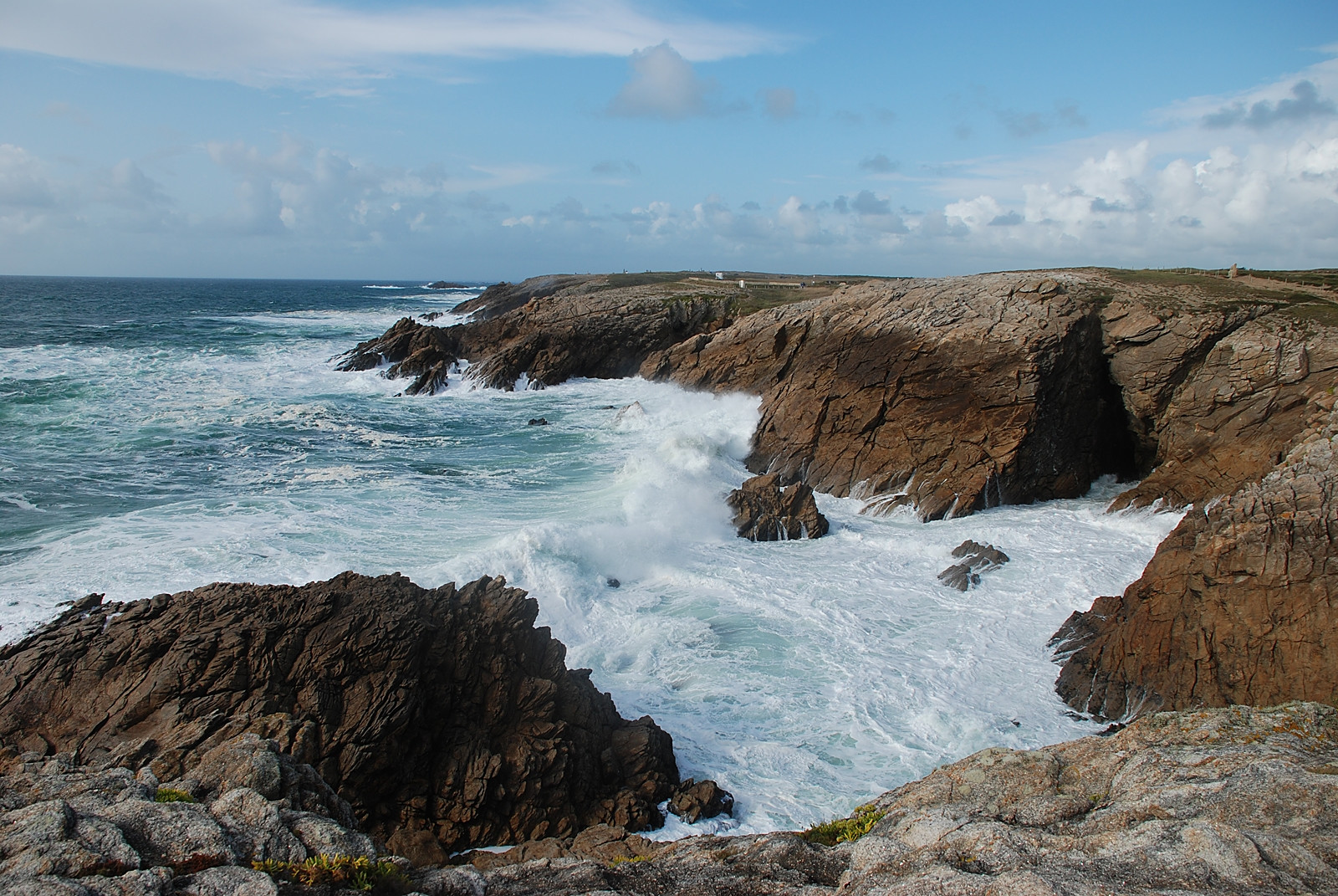 Скалы в Кибероне, Франция. Фото 1 – фотографии Франции