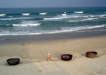 Пляж курортного Дананга – фотографии Вьетнама