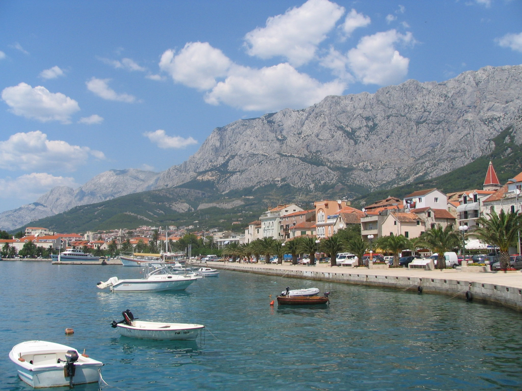 Лодки в Макарска, Хорватия. Фото 1 – фотографии Хорватии