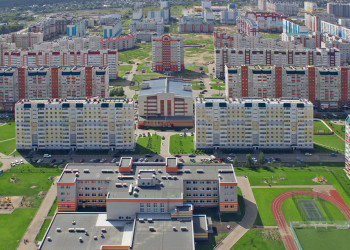 Новый спальный район Барнаула – фотографии России