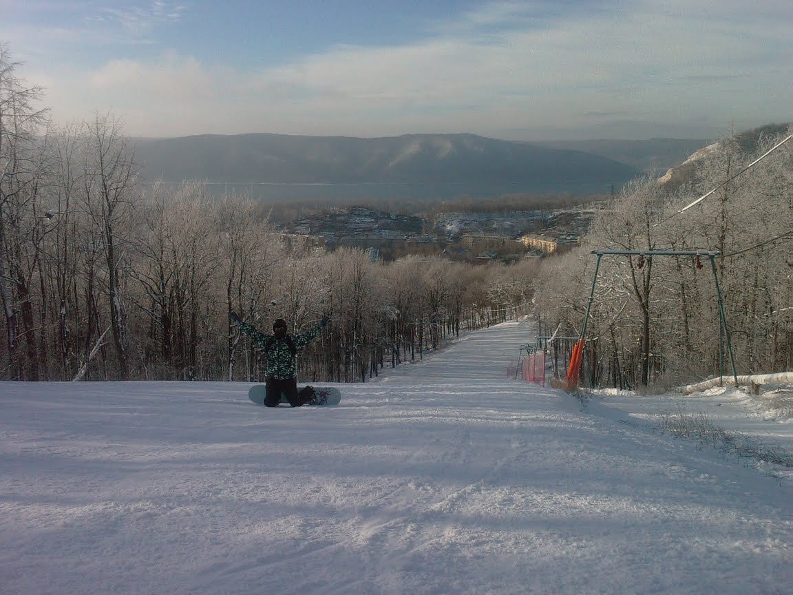 Сноубордист в Красная Глинка, Россия – фотографии России