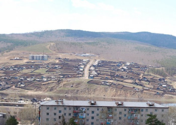 Панорамный вид Дарасун, Россия – фотографии России