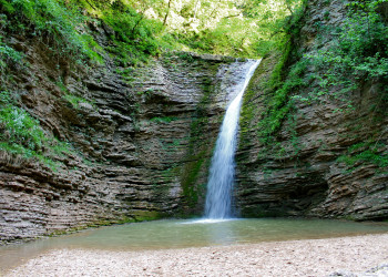 Водопад Девичья коса, Адыгея – фотографии России