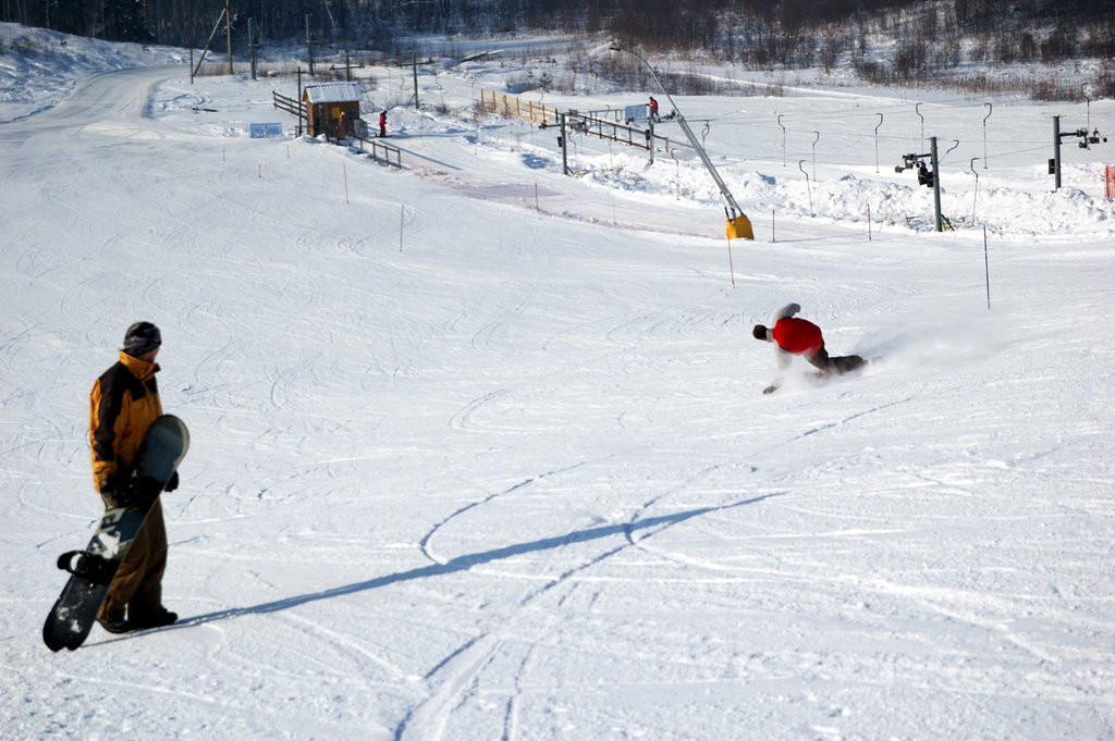 Лыжная трасса в Охта Парк, Россия. Фото 7 – фотографии России