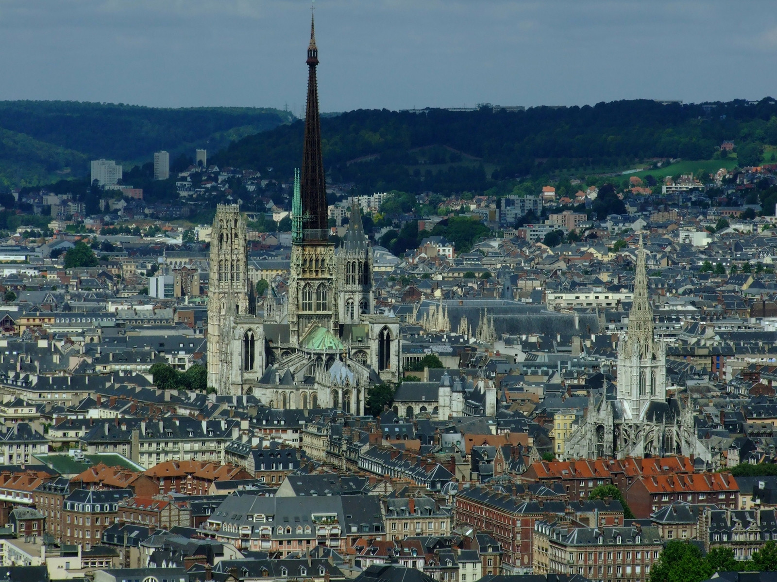 Панорамный вид в Руане, Франция. Фото 2 – фотографии Франции