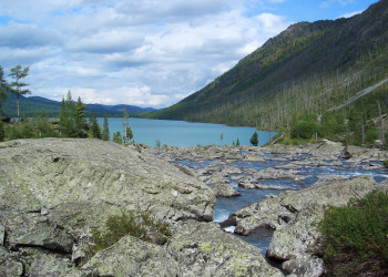 Нижнее Мультинское озеро – фотографии России