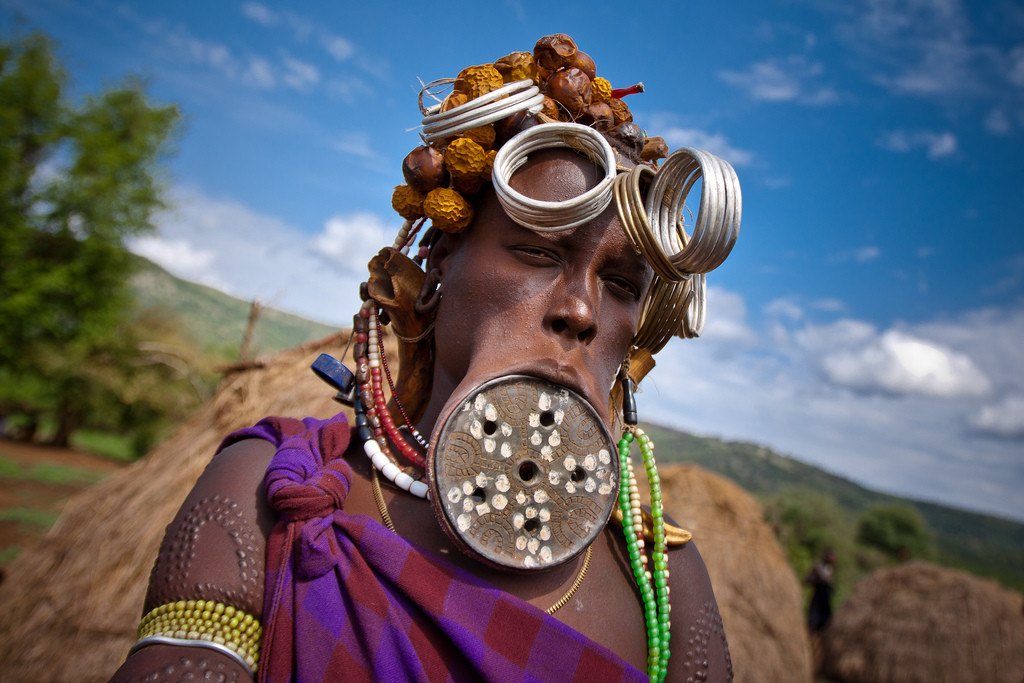 Племя Мурси в национальном парке Маго, Эфиопия. Фото 2 – фотографии Эфиопии