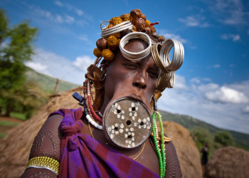 Племя Мурси в национальном парке Маго, Эфиопия. Фото 2 – фотографии Эфиопии