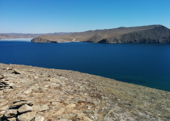 Вид на Ольхон из Сахюрты, Байкал. Фото 1 – фотографии России