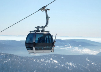 Подъёмник в Шерегеш, Россия – фотографии России