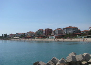 Пляж  в Поморие, Болгария. Фото 3 – фотографии Болгарии