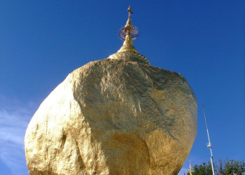 Золотой камень в Чаттийо, Мьянма. Фото 1 – фотографии Мьянмы