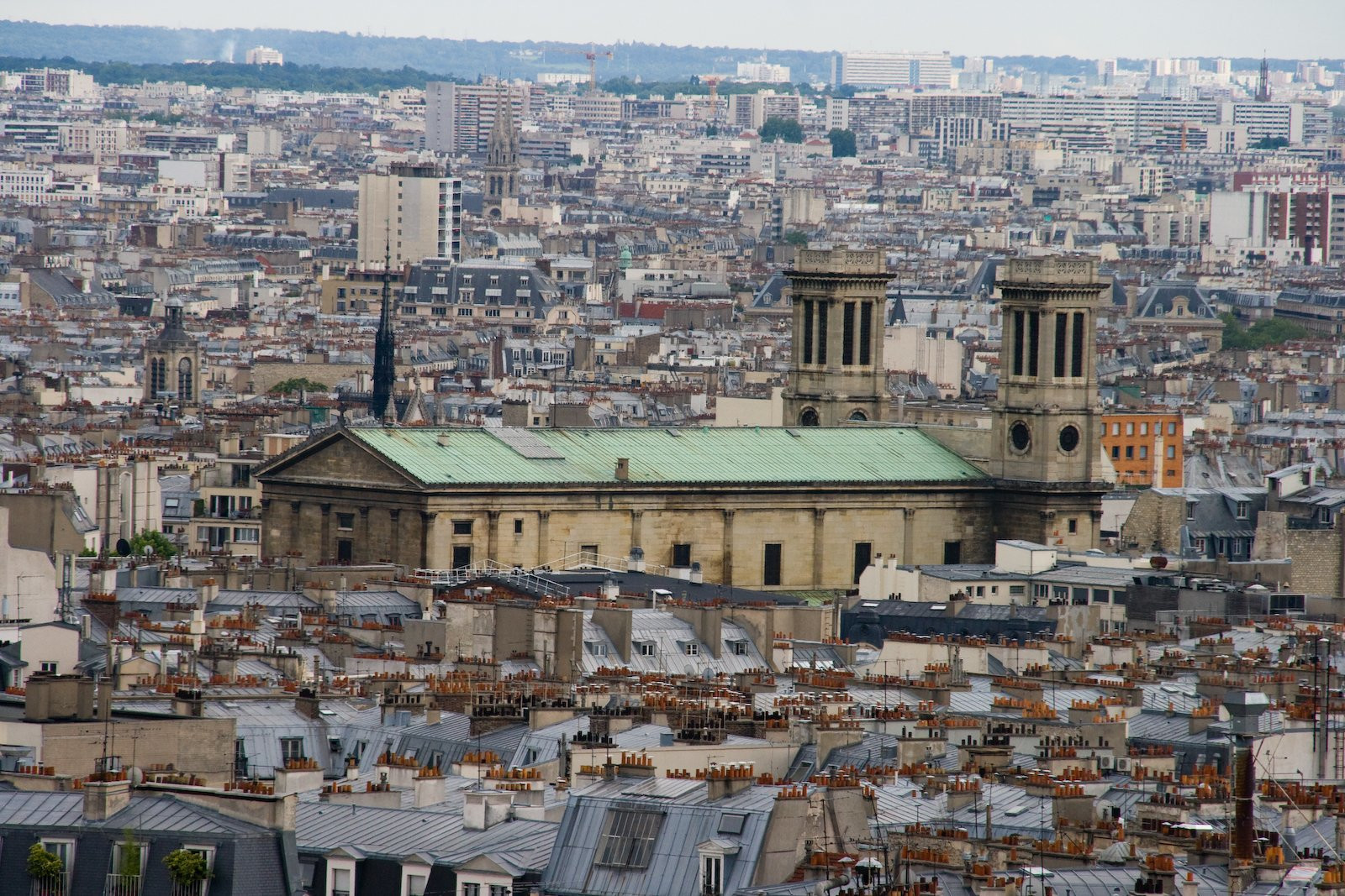 Панорамный вид столицы – фотографии Франции