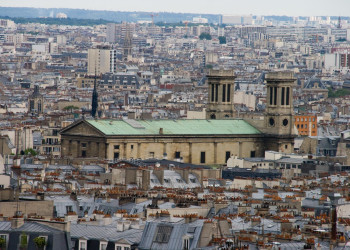 Панорамный вид столицы – фотографии Франции