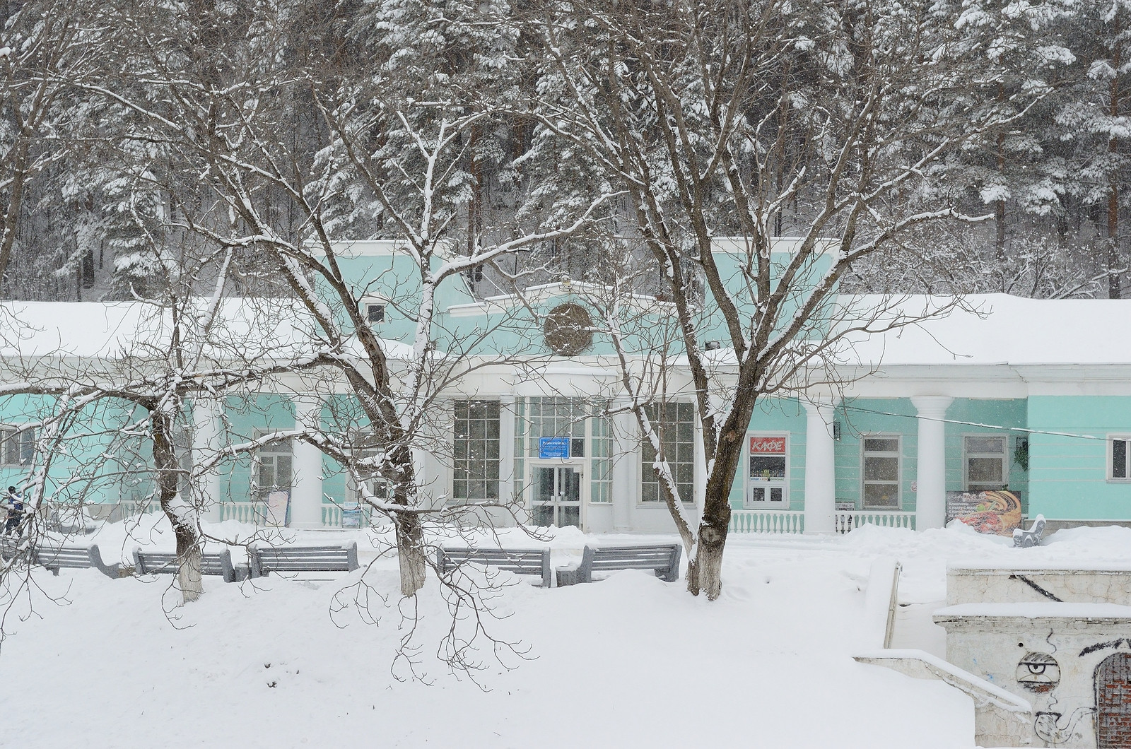 Белокуриха в зимнее время – фотографии России