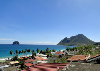 Панорамный вид с Ле-Диамант – фотографии Мартиники