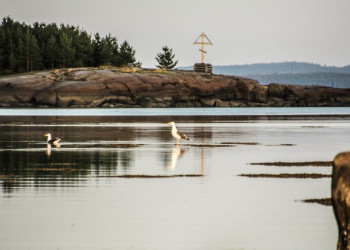 Озеро на острове Кий, Россия. Фото 4 – фотографии России