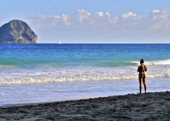Гигантская Алмазная скала – фотографии Мартиники