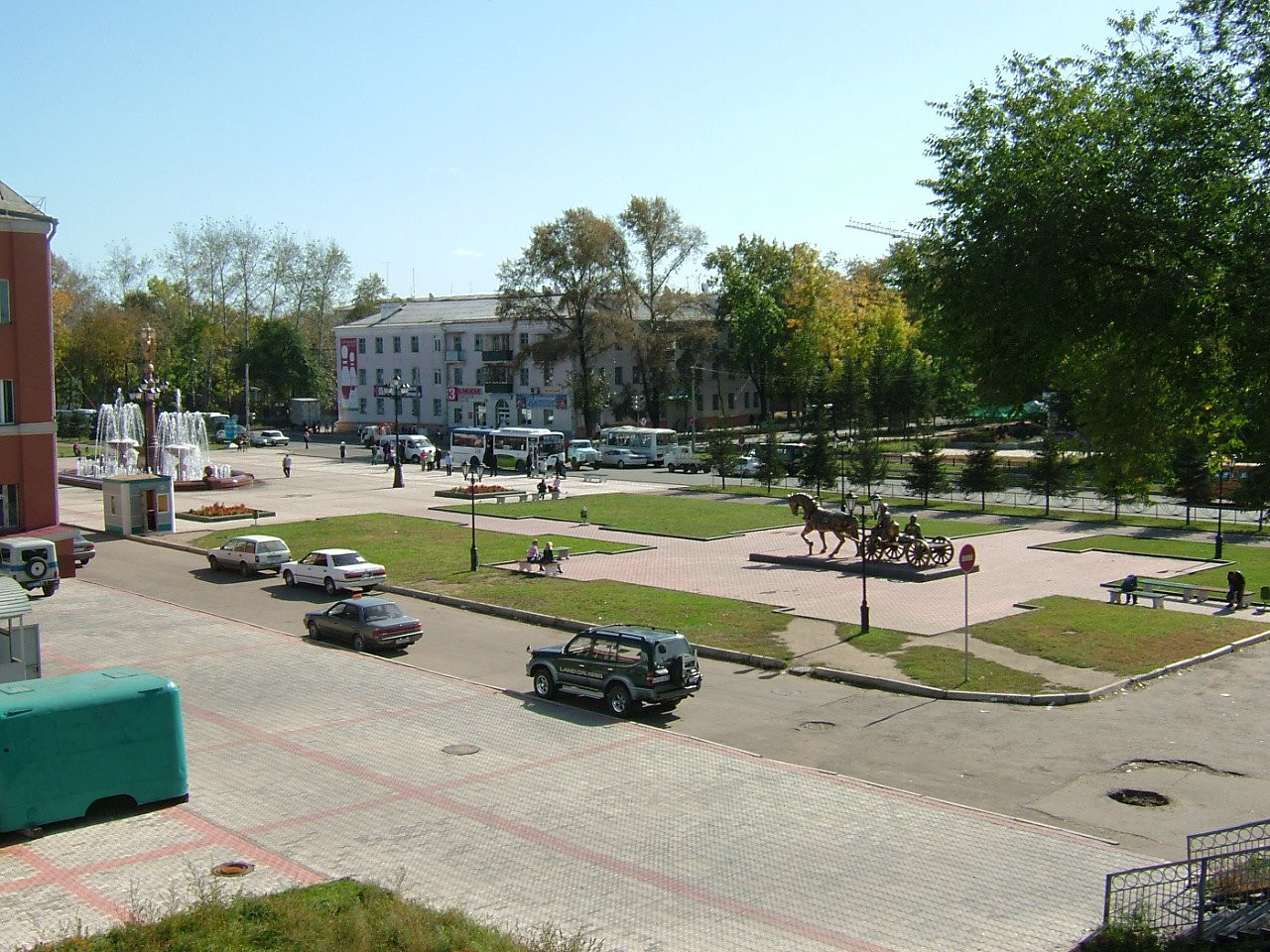 Парк в Биробиджане, Россия – фотографии России