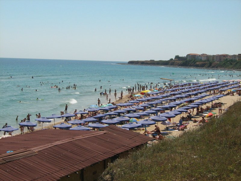 Пляж в Приморско, Болгария. Фото 16 – фотографии Болгарии