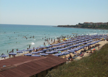 Пляж в Приморско, Болгария. Фото 16 – фотографии Болгарии