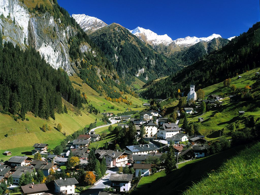 Местные дома. Национальный парк Высокий Тауэрн. Австрия – фотографии Австрии