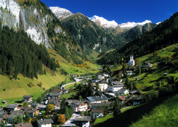 Местные дома. Национальный парк Высокий Тауэрн. Австрия – фотографии Австрии