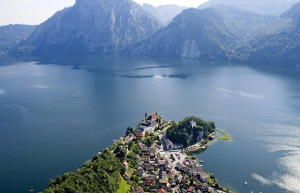 Траункирхен с высоты. Австрия – фотографии Австрии