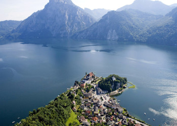 Траункирхен с высоты. Австрия – фотографии Австрии