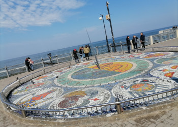 Набережная Светлогорска – фотографии России