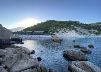 Вид на центральный пляж отеля Maxx Roayl Kemer – фотографии Турции