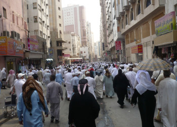 На улицах Мекки – фотографии Саудовской Аравии