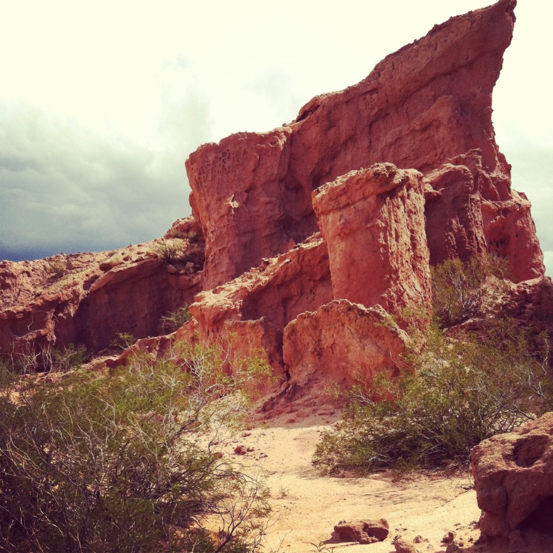 Песчаные скалы. Кафаяте. Аргентина. – фотографии Аргентины