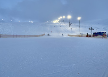 Синяя трасса у бугельного подъёмника К3, Большой Вудьявр – фотографии России