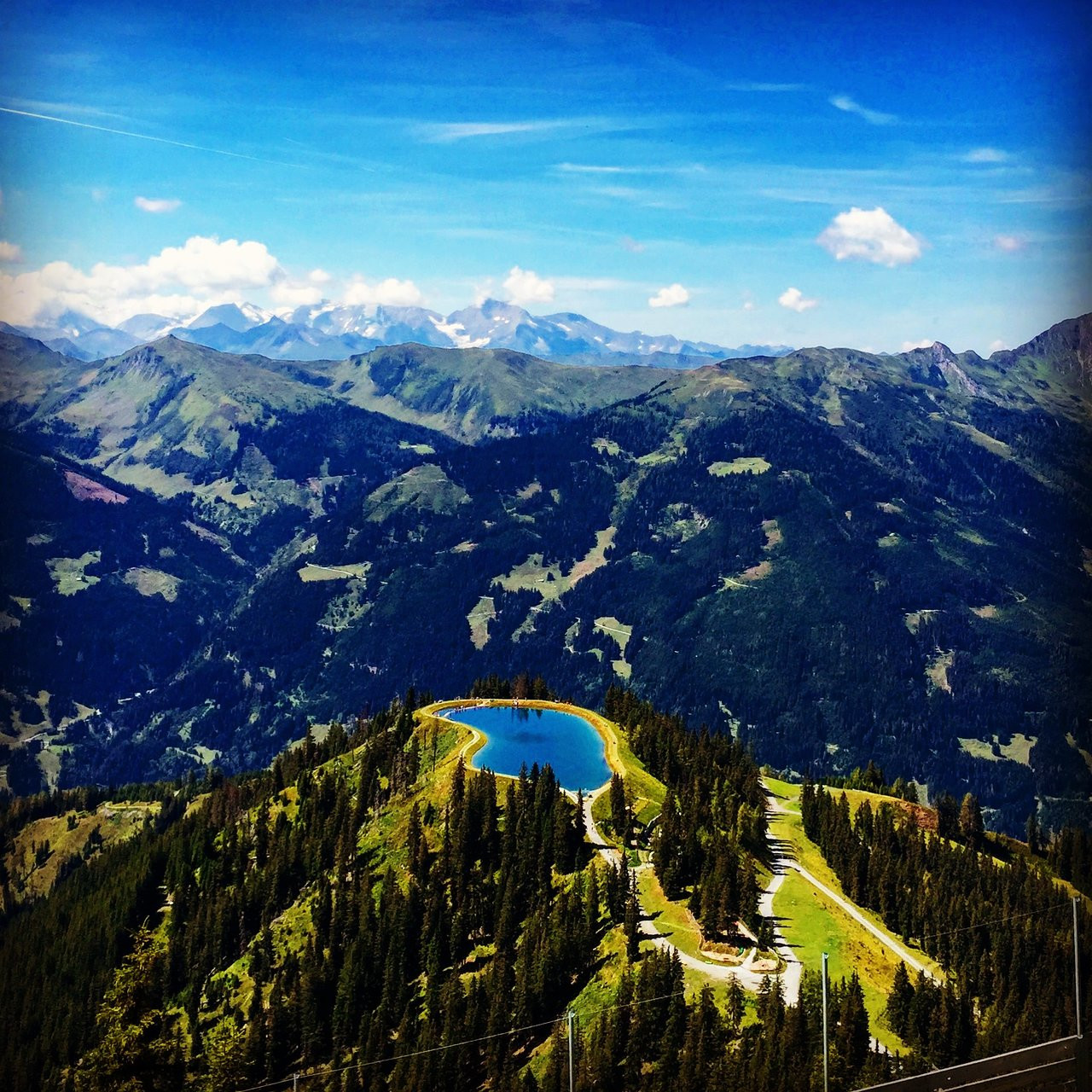 Озеро в горах. Дорфгаштайн. Астрия. – фотографии Австрии