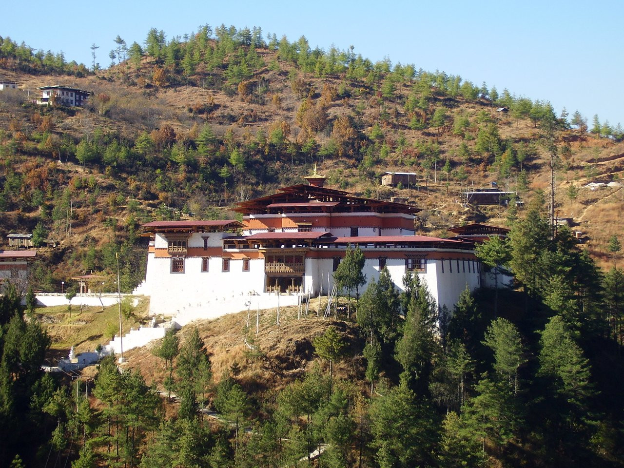 Симтокха-дзонг (Simtokha Dzong) – фотографии Бутана
