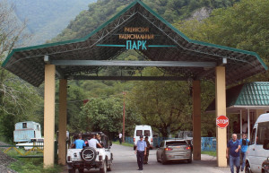 Рицинский реликтовый национальный парк. Озеро Рица – фотографии Абхазии