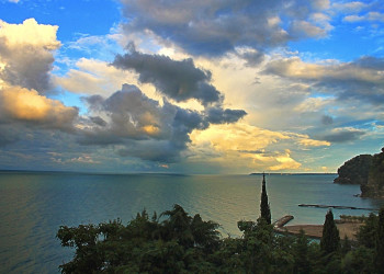 Мюссера на закате – фотографии Абхазии