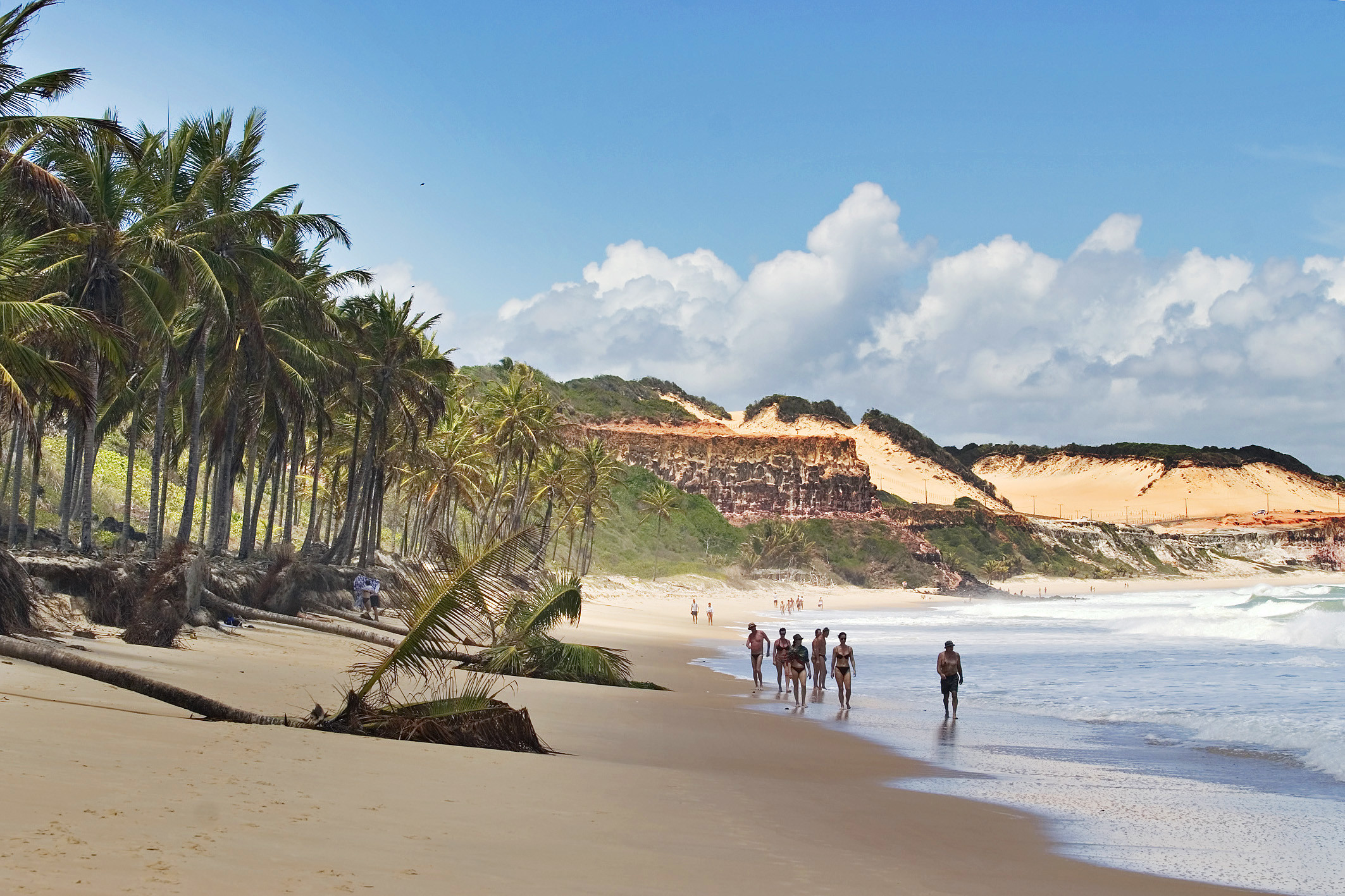 Пляж Пипа в окрестностях Натала – фотографии Бразилии