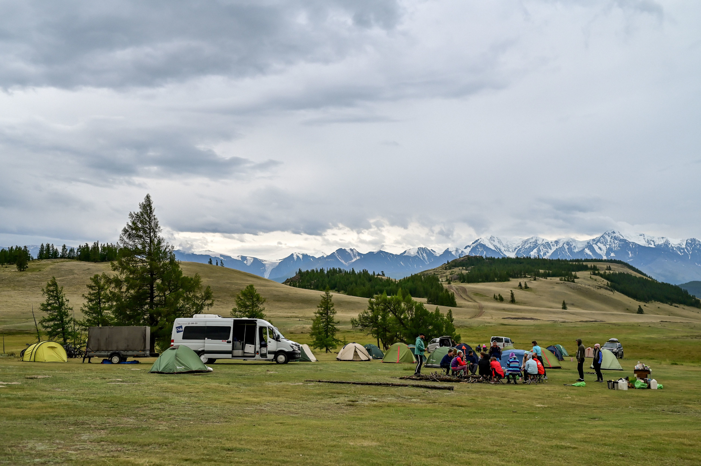 палаточный лагерь. Алтай – фотографии