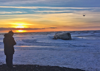 Место крушения военного самолёта, Исландия – фотографии Исландии